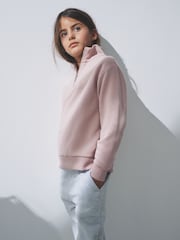 The Set Brown/Pink/Stripe 3 Pack Zip Neck Sweatshirts - Image 4 of 11