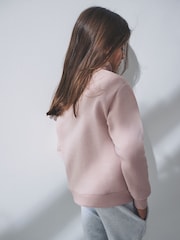 The Set Brown/Pink/Stripe 3 Pack Zip Neck Sweatshirts - Image 5 of 11