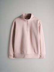 The Set Brown/Pink/Stripe 3 Pack Zip Neck Sweatshirts - Image 7 of 11