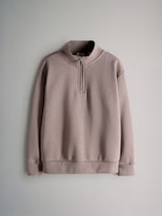 The Set Brown/Pink/Stripe 3 Pack Zip Neck Sweatshirts - Image 8 of 11