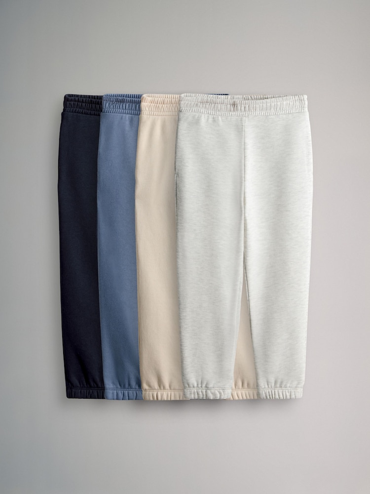 The Set Blue/Stone 4 Pack Cuffed Joggers - Image 1 of 7 The Set Blue/Stone 4 Pack Cuffed Joggers - Image 1 of 7
