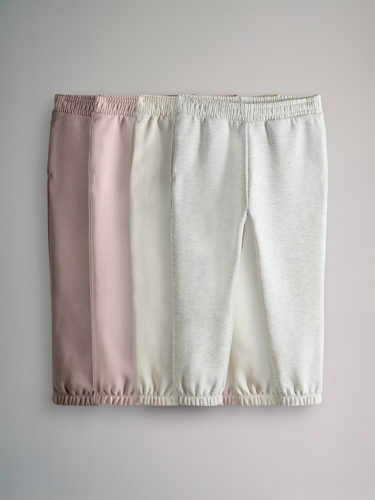 The Set Pink/Brown Cuffed Joggers 4 Pack - Image 1 of 7 The Set Pink/Brown Cuffed Joggers 4 Pack - Image 1 of 7