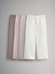 The Set Pink/Cream 4 Pack Wide Leg Joggers - Image 9 of 13