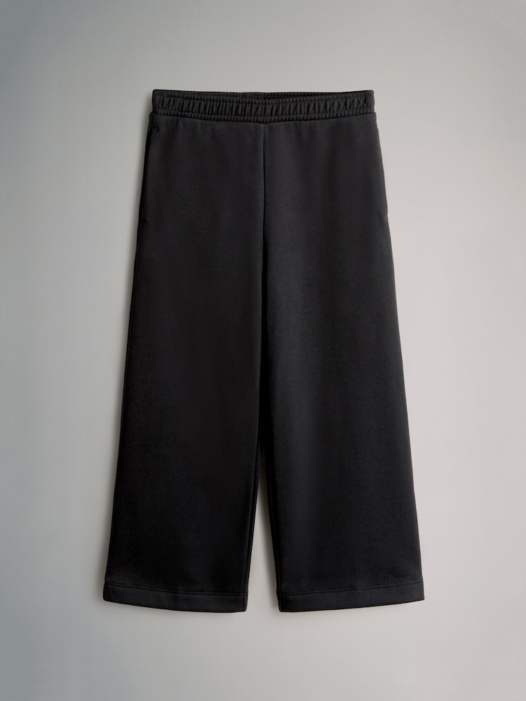 The Set Black/Brown 4 Pack Wide Leg Joggers - Image 2 of 7 The Set Black/Brown 4 Pack Wide Leg Joggers - Image 2 of 7