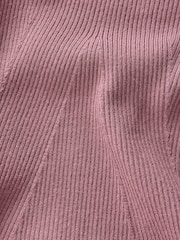 The Set Black/Pink 2 Pack Rib Knit Roll Neck Dresses - Image 5 of 6