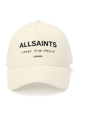 AllSaints Cream Underground Logo Badeball 100% Cotton Cap - Image 1 of 4