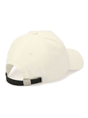 AllSaints Cream Underground Logo Badeball 100% Cotton Cap - Image 3 of 4