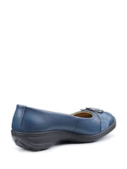 Hotter Blue Regular Fit Grace Slip-On Shoes - Image 2 of 3