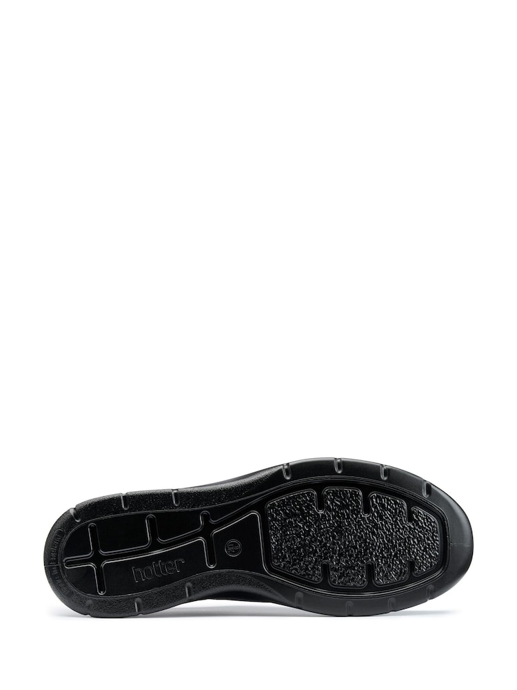 Hotter Black Regular Fit Finn Lace-Up/Zip Shoes - Image 5 of 5 Hotter Black Regular Fit Finn Lace-Up/Zip Shoes - Image 5 of 5