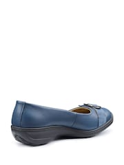 Hotter Blue Regular Fit Grace Slip-On Shoes - Image 3 of 4