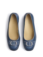 Hotter Blue Regular Fit Grace Slip-On Shoes - Image 4 of 4