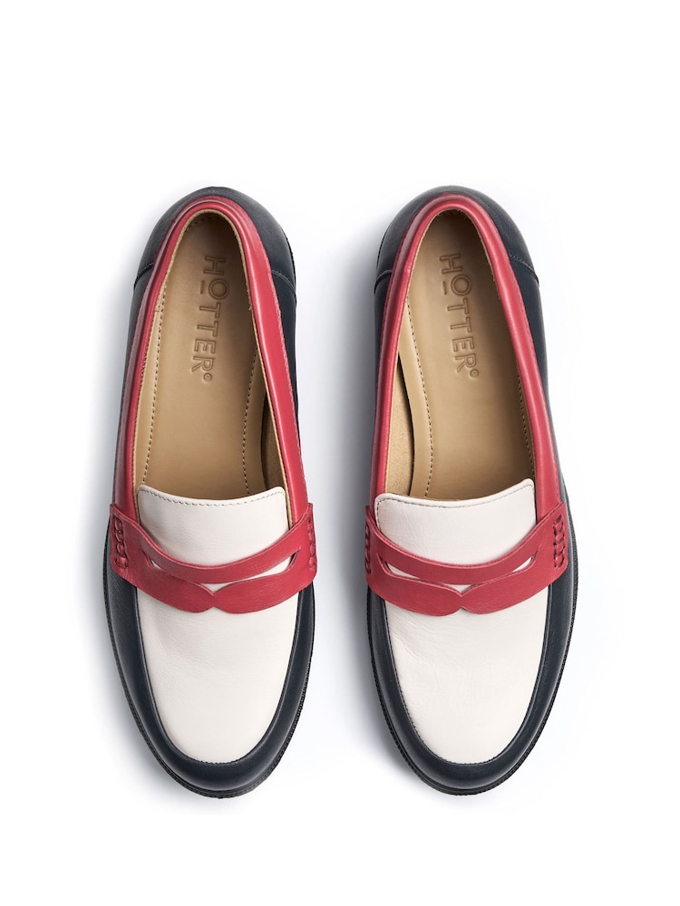 Hotter v standardnem kroju Dorset Slip-On čevlji - Slika 4 iz 4