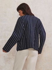 Ro&Zo Blue 100% Cotton Padded Jacket - Image 3 of 4