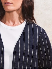 Ro&Zo Blue 100% Cotton Padded Jacket - Image 4 of 4