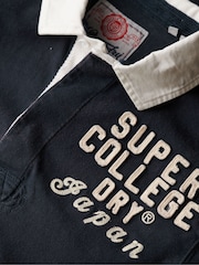 Superdry Oversized 100% Cotton Athletic Rugby Top - Imagen 2 de 2