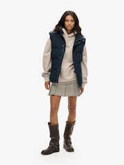 Superdry Blue Oversized Non Hooded Everest Gilet - Image 3 of 3