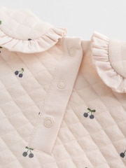 Ecru Baby Quilted Sweatshirt and Trousers Set 2 Piece (0mths-2yrs) - Image 13 of 19