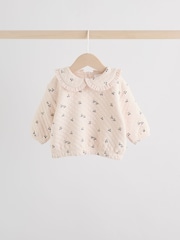 Ecru Baby Quilted Sweatshirt and Trousers Set 2 Piece (0mths-2yrs) - Image 6 of 19