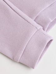 Cream/Purple Tulip - Baby Fleece Tops and Leggings Set 2 Piece (0mths-2yrs) - Slika 11 iz 12