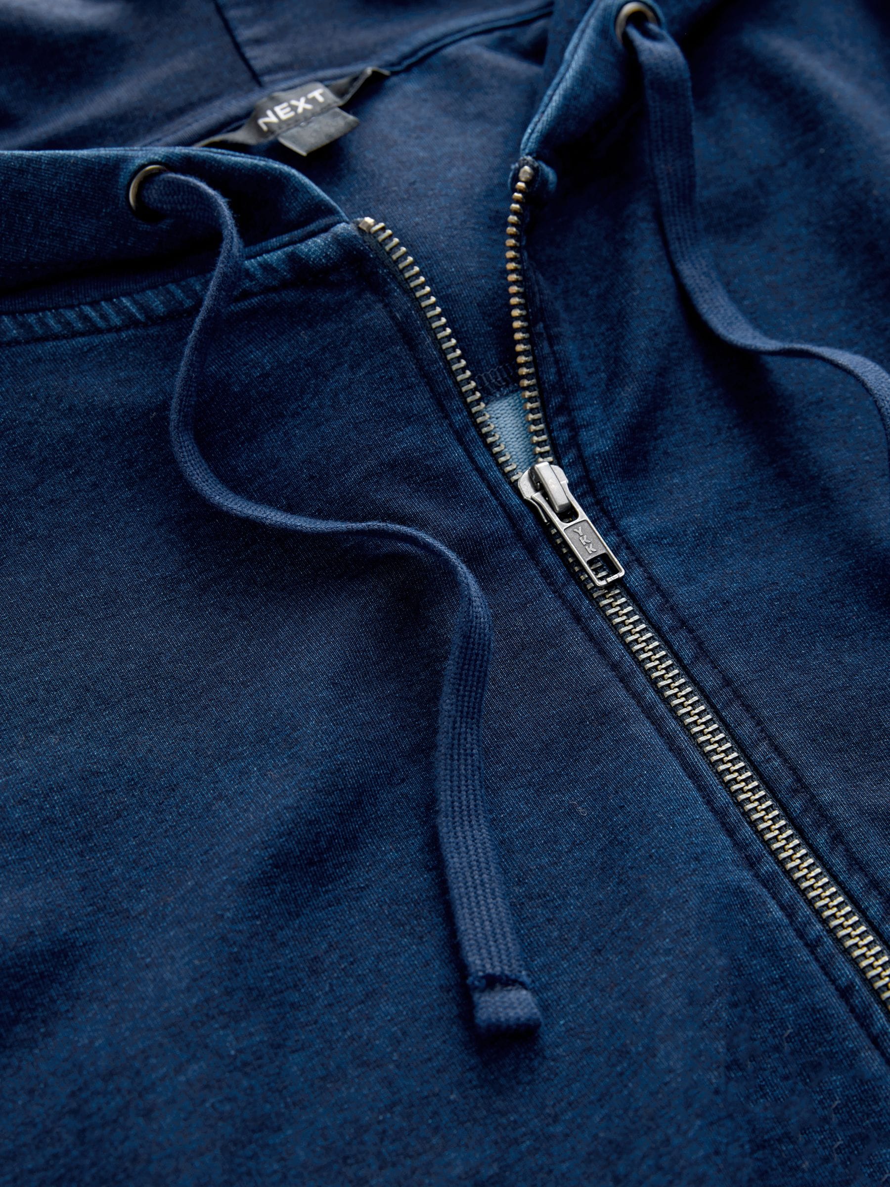 ジャケット・アウター Projectthirteen Raw Denim Zipper Hoodie Buy Dark Blue Denim Jersey Zip Through Hoodie from Next USA