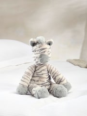 Mamas & Papas Grey Welcome To The World Soft Toy Zebra - Image 1 of 14