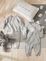 Mamas & Papas Grey Welcome To The World Soft Toy Zebra - Image 11 of 14