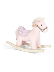 Mamas & Papas Pink Print Rocking Animal - Image 4 of 8
