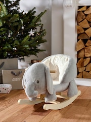 Mamas & Papas Grey Print Rocking Animal - Image 2 of 8