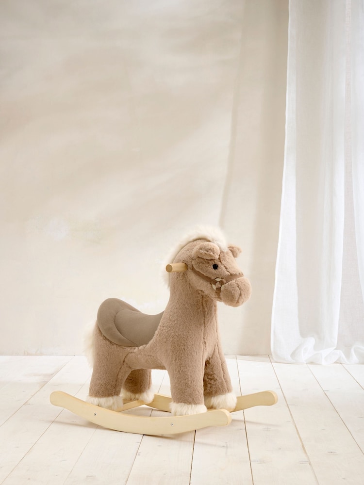 Mamas & Papas Tan Bugsy Rocking Animal - Image 1 of 8