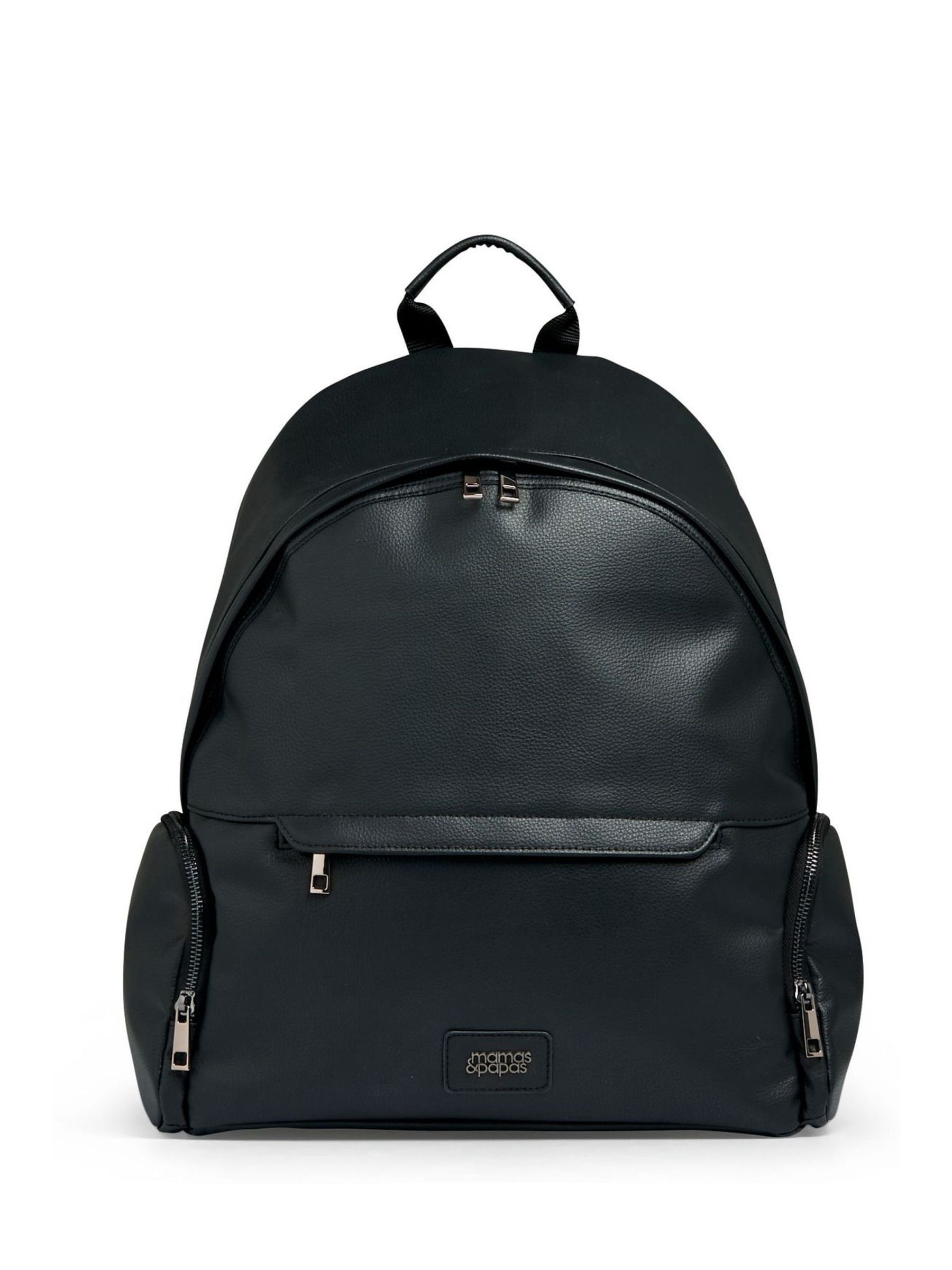 Mamas & Papas Ocarro Luxe Backpack Baby Nappy Changing Bag inc Bottle Holder and Changing Mat - Black - Image 2