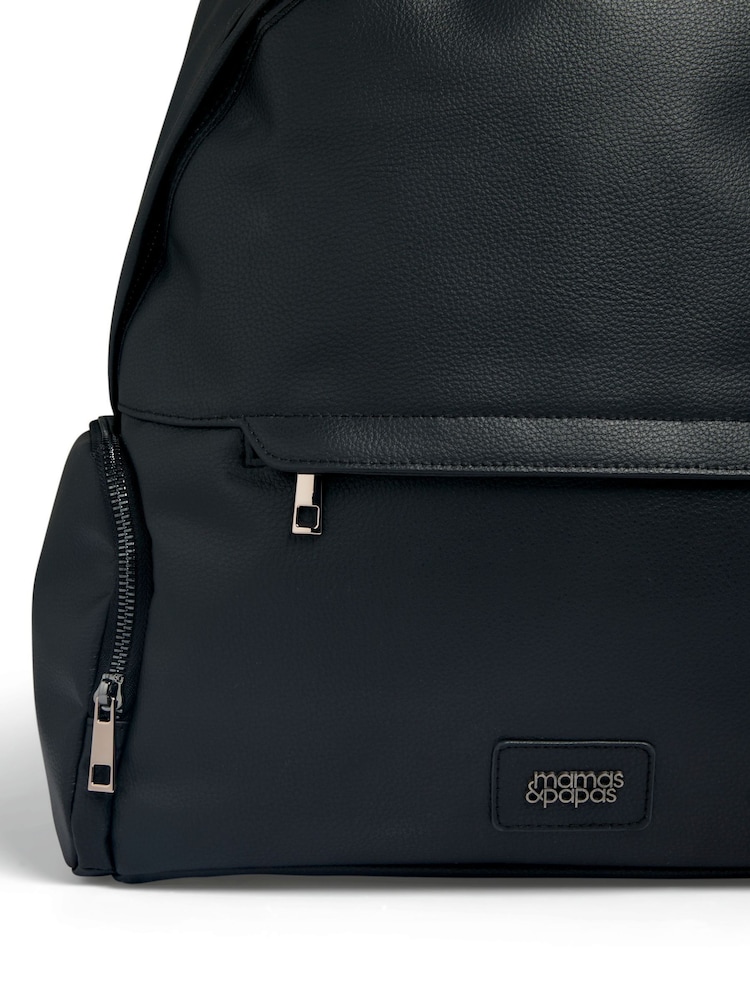 Mamas & Papas Black Luxe Changing Backpack - Image 5 of 5