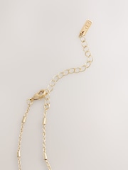 Gold Tone Heart Locket Necklace - Image 6 of 7