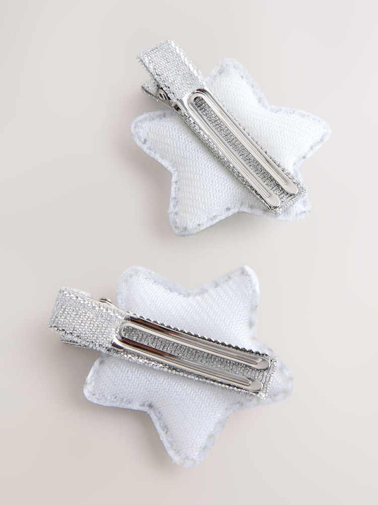 Tono plateado - Christmas Star Sequin Hair Clips - Imagen 4 de 4