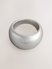 Silver Tone Chunky Domed Ring - Image 1 of 3