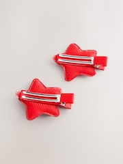 Rojo - Christmas Star Sequin Hair Clips - Imagen 4 de 4