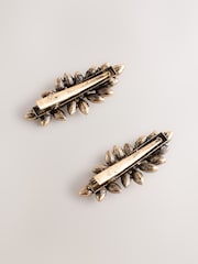 Gold Tone Sparkle Hair Clips 2 Pack - Image 7 of 7
