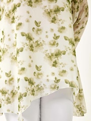 Blusas con superposición y estampado floral Curve de Roman - Imagen 5 de 5