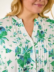 Blusa con pinzas y estampado floral para tallas grandes de Roman - Imagen 5 de 5