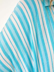 Roman Curve Stripe Popover Woven Top - Imagen 5 de 5