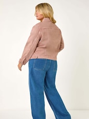 Roman 100% Cotton Curve Mid Wash Denim Jacket - Bild 3 von 5