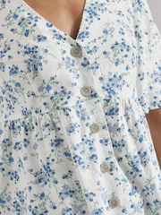 Albaray Blossom Print White Top - Image 3 of 5