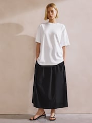 Albaray 100% Cotton Big Black T-Shirt - Image 4 of 5