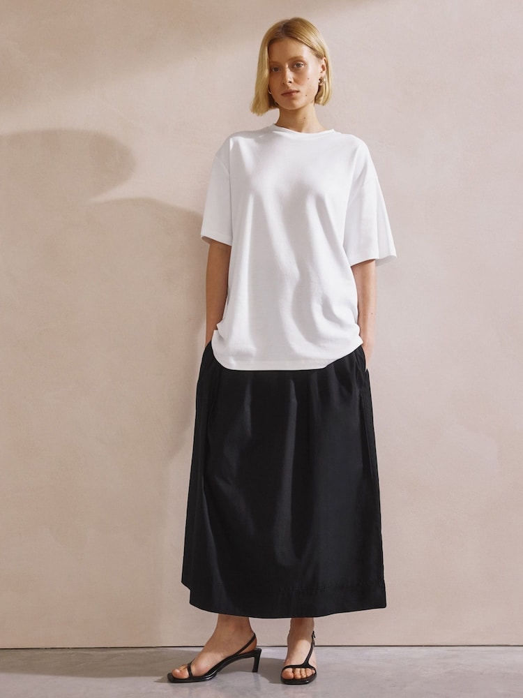 Albaray 100% Cotton Big Black T-Shirt - Image 4 of 5