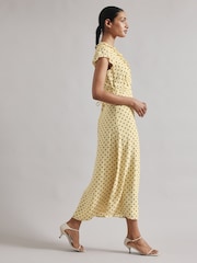 Albaray Yellow Spot Midi Dress - Image 4 of 6