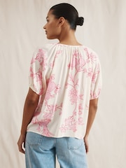 Albaray Pink Kimono Floral Top - Imagen 2 de 4