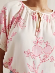 Albaray Pink Kimono Floral Top - Imagen 3 de 4