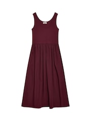 Rot - Albaray Jersey Cotton Vest Dress - Bild 5 von 5