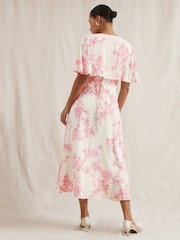 Albaray Pink Kimono Floral Dress - Imagen 2 de 6
