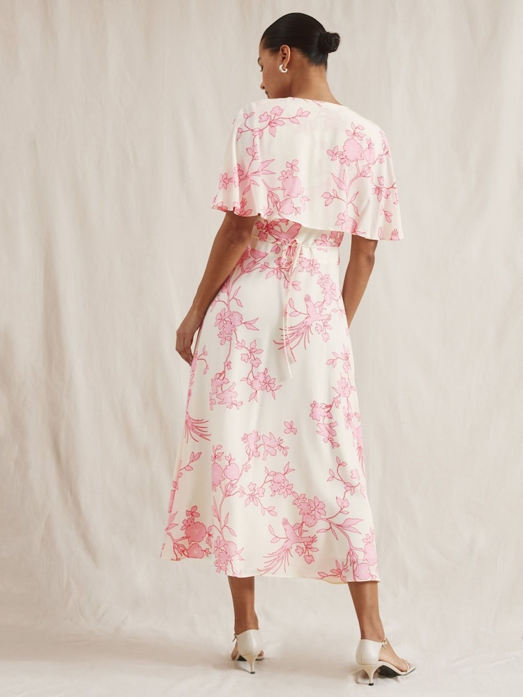 Albaray Pink Kimono Floral Dress - Imagen 2 de 6