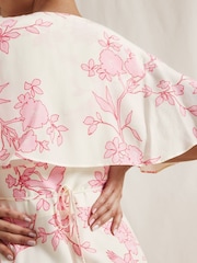 Albaray Pink Kimono Floral Dress - Imagen 4 de 6